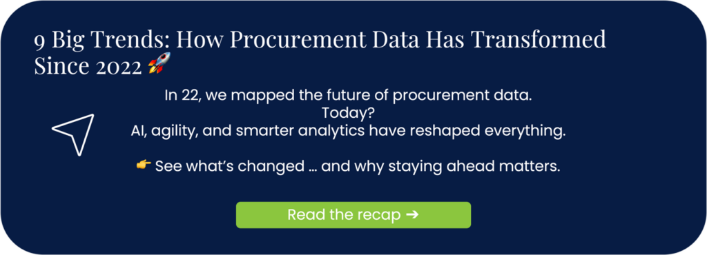 9 Big Trends: How Procurement Data Has Transformed Since 2022